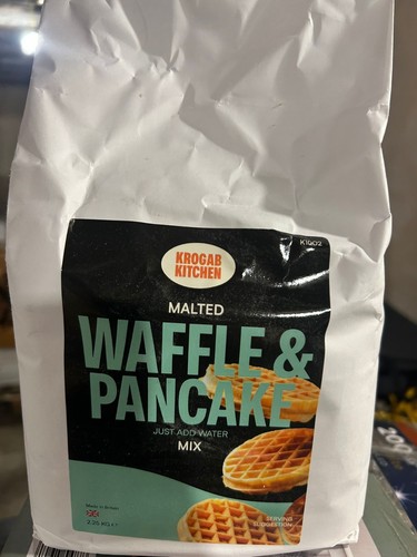 Malted waffle pancake add - malted,