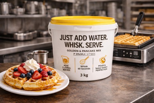Golden waffle mix - mix, –
