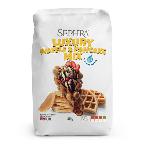 Sephra waffle pancake mix 3kg - waffle,