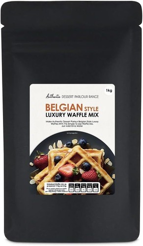Luxury belgian style waffle - style,