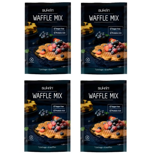 Sukrin waffle mix high - sukrin, protein