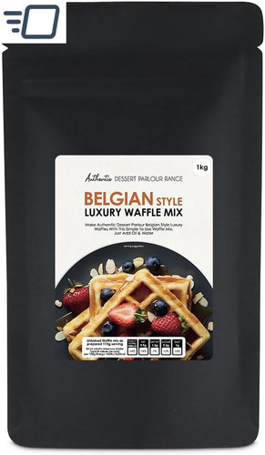 Luxury belgian style waffle - luxury,