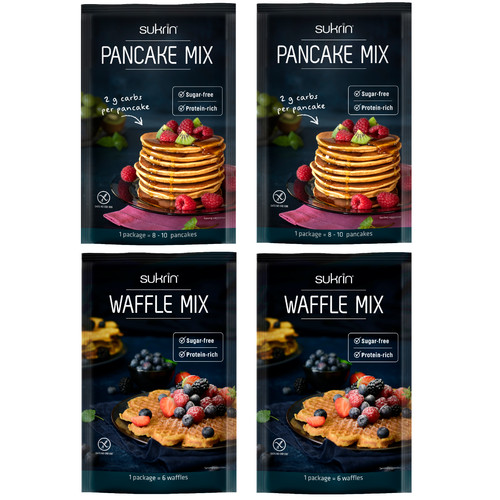 Sukrin pancake waffle mix high - pancake,