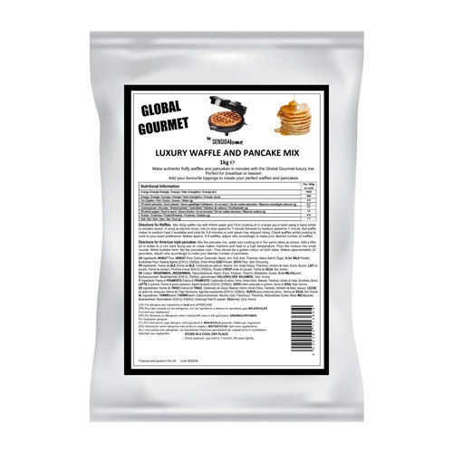 Waffle and pancake mix 1kg - and, |