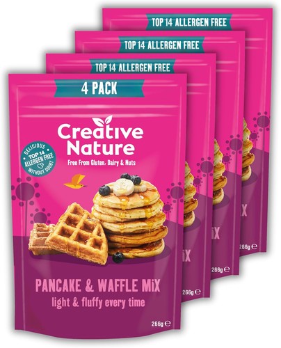 Gluten free pancake waffle - gluten,