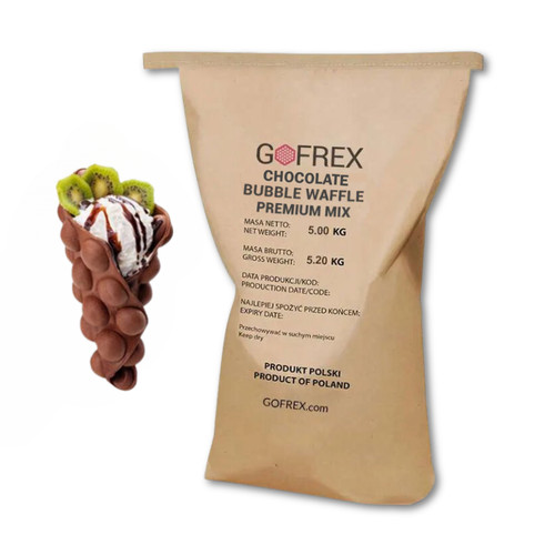 Bubble waffle mix chocolate - waffle,